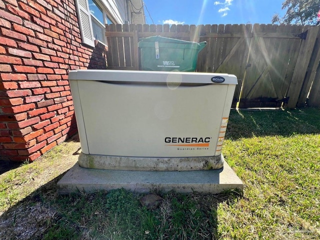 20 Magnolia Ave, Shalimar, FL 32579 - exterior view of a power unit and brick siding