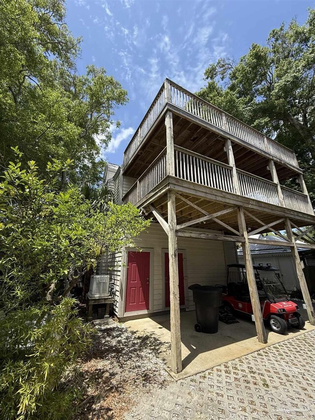 431 E Zarragossa St Unit B, Pensacola, FL 32502 - view of home's exterior with a carport