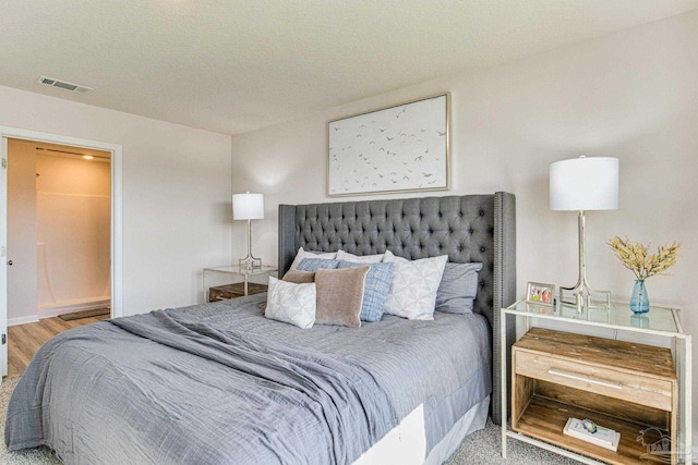 bedroom with carpet floors