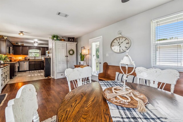 2543 Bayview Way, Pensacola, FL 32503 - dining room with wood finished floors