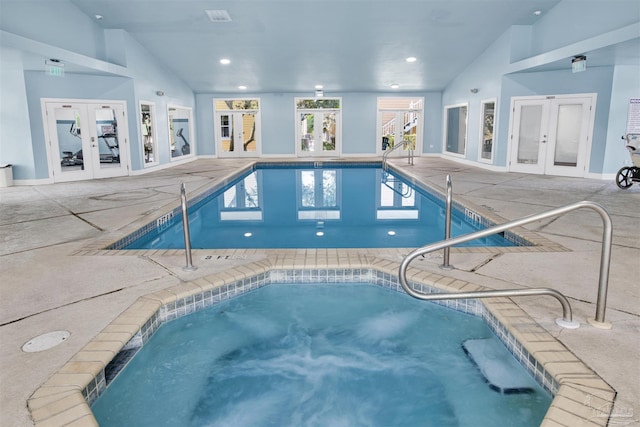 13555 Perdido Key Dr Unit A17U, Pensacola, FL 32507 - indoor pool with french doors