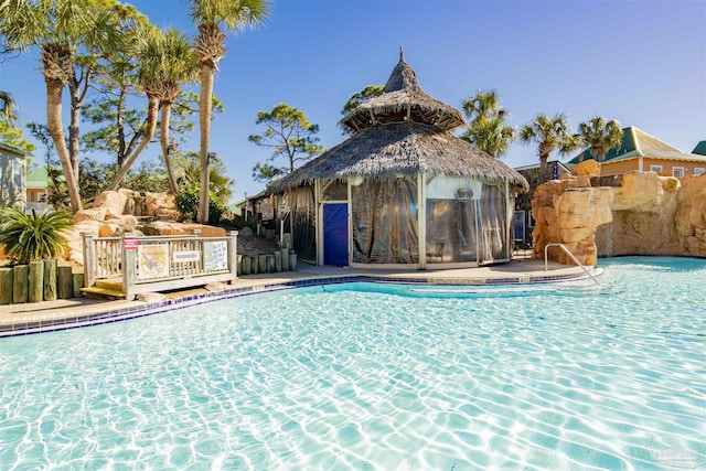 13555 Perdido Key Dr Unit A17U, Pensacola, FL 32507 - community pool with a gazebo