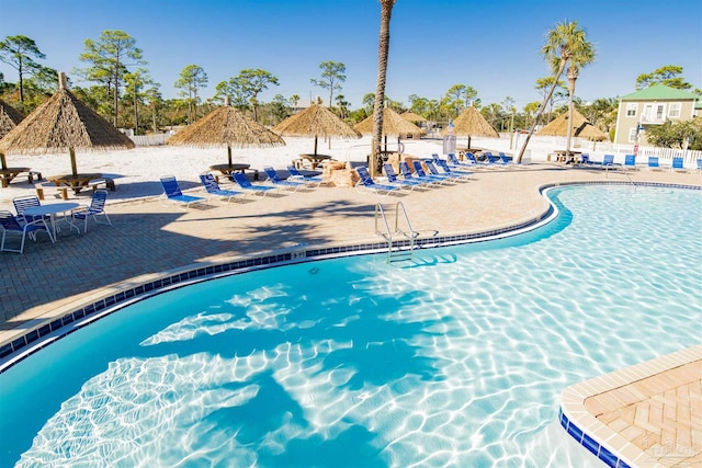 13555 Perdido Key Dr Unit A17U, Pensacola, FL 32507 - community pool with a patio area