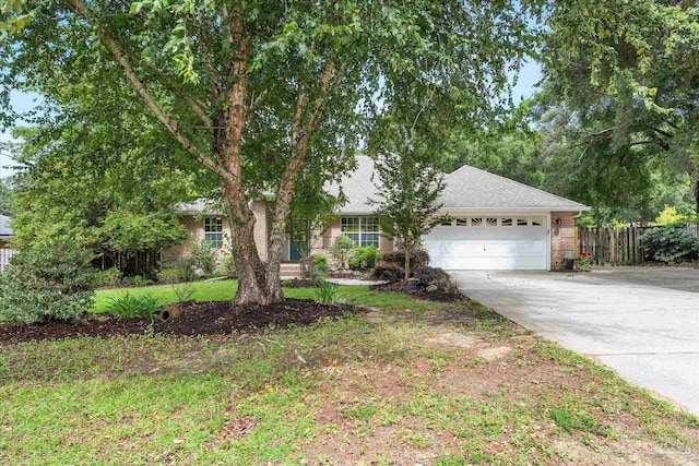 ranch-style house with a garage