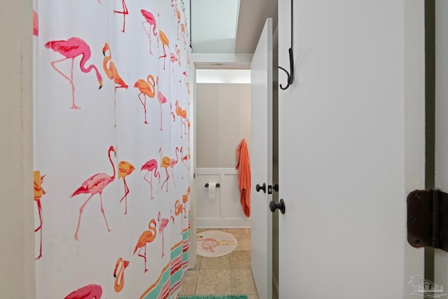 bathroom featuring tile patterned flooring