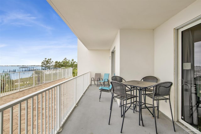 154 Ethel Wingate Dr Unit 109, Pensacola, FL 32507 - balcony featuring a water view