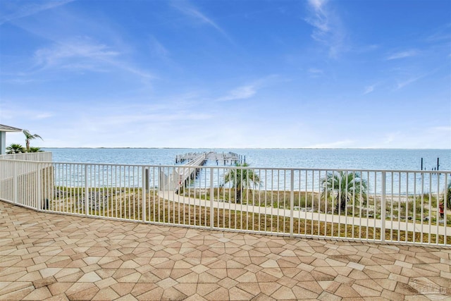 154 Ethel Wingate Dr Unit 109, Pensacola, FL 32507 - view of patio / terrace with a balcony, a water view, and a view of the beach