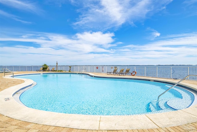 154 Ethel Wingate Dr Unit 109, Pensacola, FL 32507 - view of pool featuring a water view and a patio