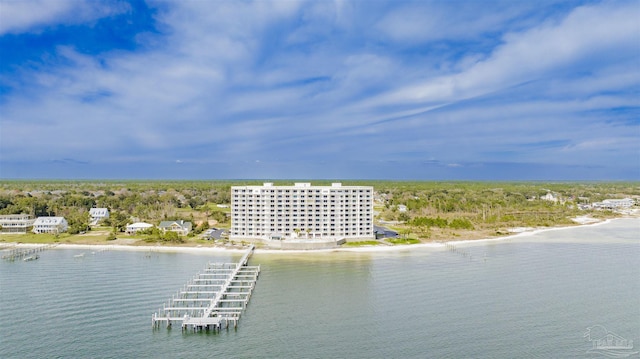 154 Ethel Wingate Dr Unit 109, Pensacola, FL 32507 - birds eye view of property with a water view