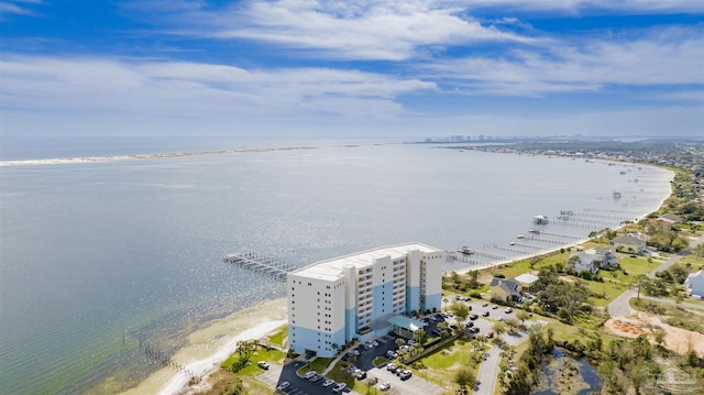 154 Ethel Wingate Dr Unit 109, Pensacola, FL 32507 - aerial view featuring a beach view and a water view