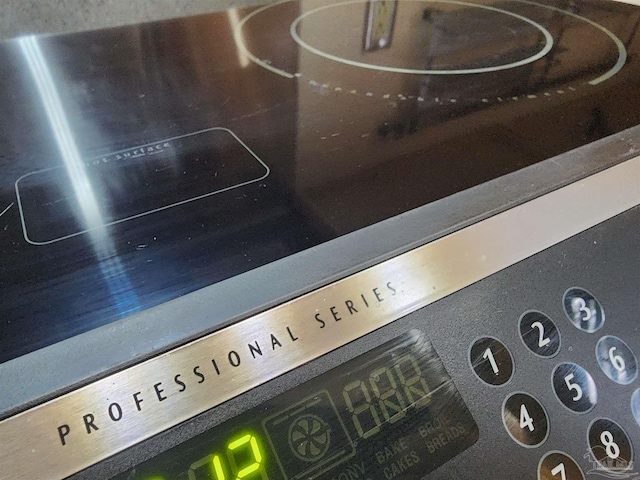 details featuring stainless steel range oven