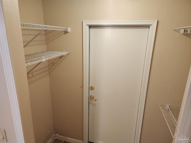 view of closet