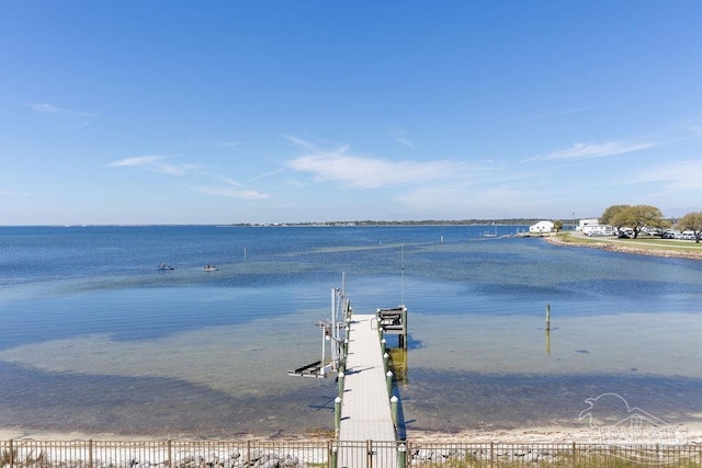 106 Matamoros Dr, Pensacola Beach, FL 32561 - water view with a dock