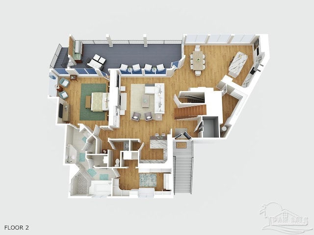 106 Matamoros Dr, Pensacola Beach, FL 32561 - floor plan