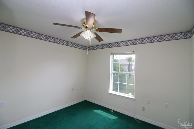 1701 Lighthouse Pointe Dr, Gulf Breeze, FL 32563 - empty room with carpet floors, baseboards, and a ceiling fan