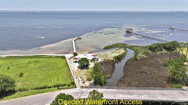 1701 Lighthouse Pointe Dr, Gulf Breeze, FL 32563 - drone / aerial view of a nearby body of water