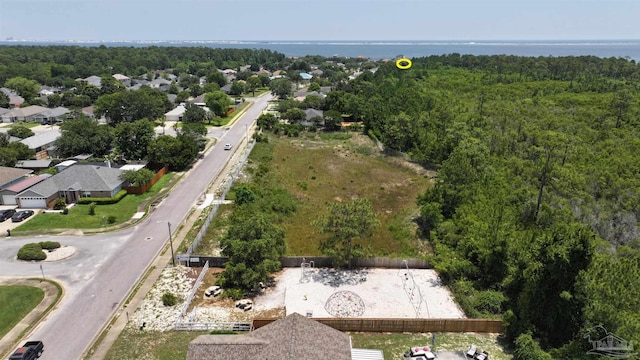 1701 Lighthouse Pointe Dr, Gulf Breeze, FL 32563 - bird's eye view of a heavily wooded area