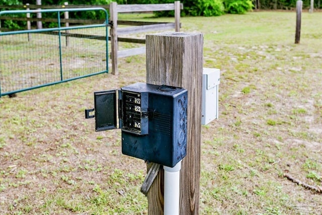 details with fence