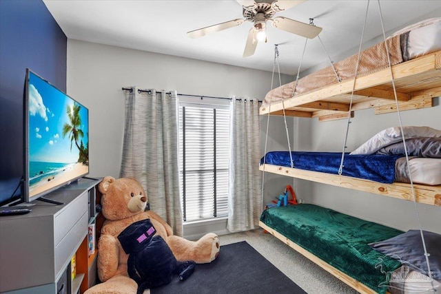 bedroom featuring carpet flooring