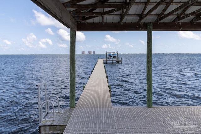 3063 Bay St, Gulf Breeze, FL 32563 - dock area featuring a water view