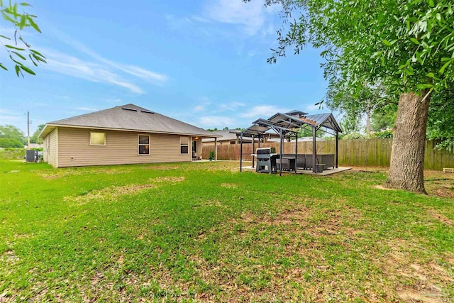 5853 Fairlands Rd, Milton, FL 32583 - view of yard with a gazebo