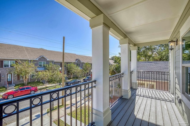 balcony with a porch