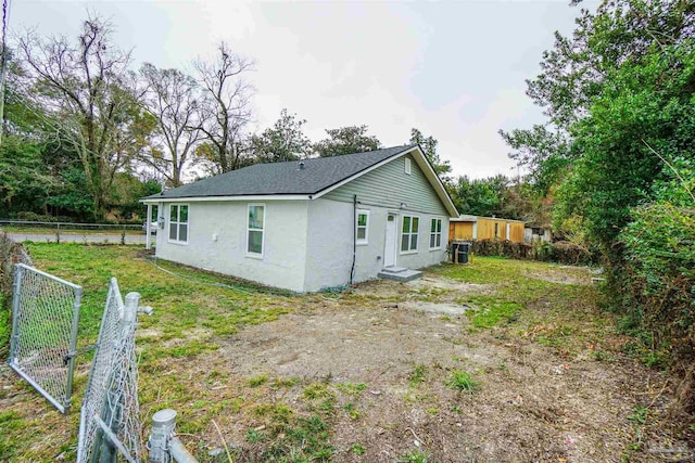 view of rear view of property