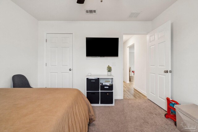 4348 Jitterbug St, Milton, FL 32583 - carpeted bedroom with ceiling fan