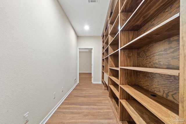 interior space with wood-type flooring