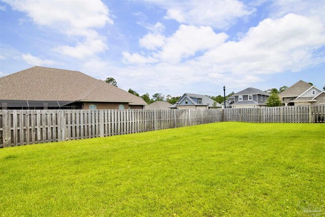 5936 Huntington Creek Blvd, Pensacola, FL 32526 - fenced backyard with a residential view