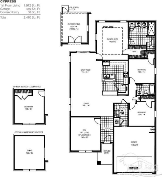 4690 Sago Palm Cir, Pace, FL 32571 - room layout