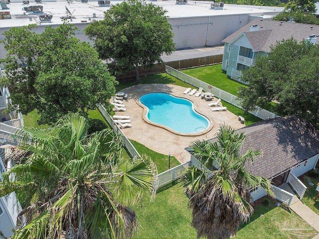 601 E Burgess Rd Unit J2, Pensacola, FL 32504 - community pool with a patio area