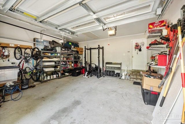 4308 Northpointe Way, Pensacola, FL 32514 - garage featuring a workshop area