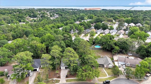 4308 Northpointe Way, Pensacola, FL 32514 - aerial perspective of suburban area featuring a forest