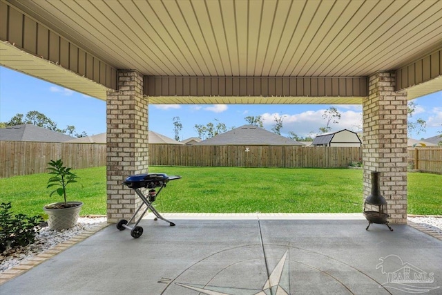 view of patio