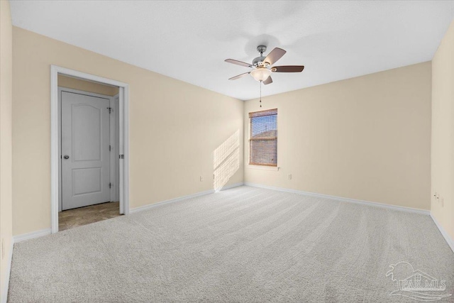 4361 Martha Ct, Gulf Breeze, FL 32562 - carpeted spare room with ceiling fan