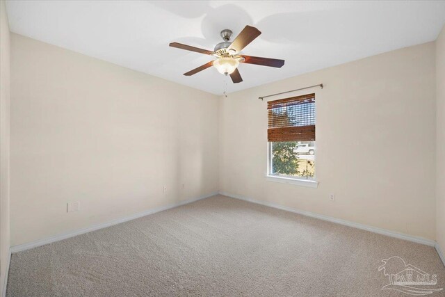 4361 Martha Ct, Gulf Breeze, FL 32562 - carpeted empty room featuring ceiling fan