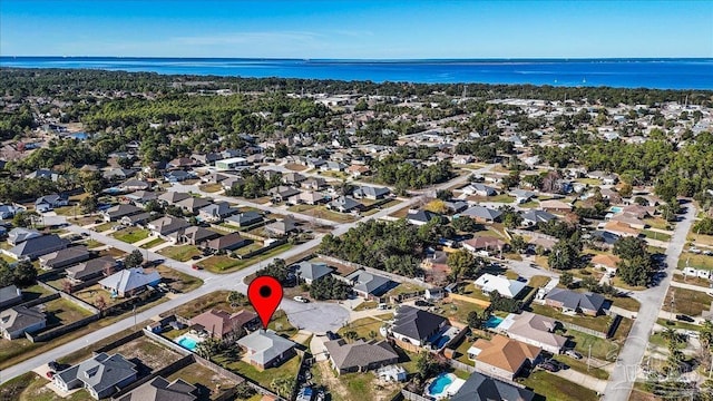 4361 Martha Ct, Gulf Breeze, FL 32562 - drone / aerial view with a water view