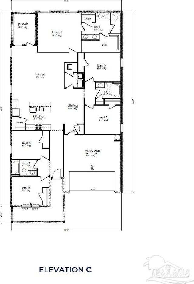 9344 Three Hollow Rd, Jay, FL 32565 - room layout