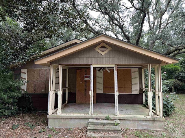 view of bungalow-style home