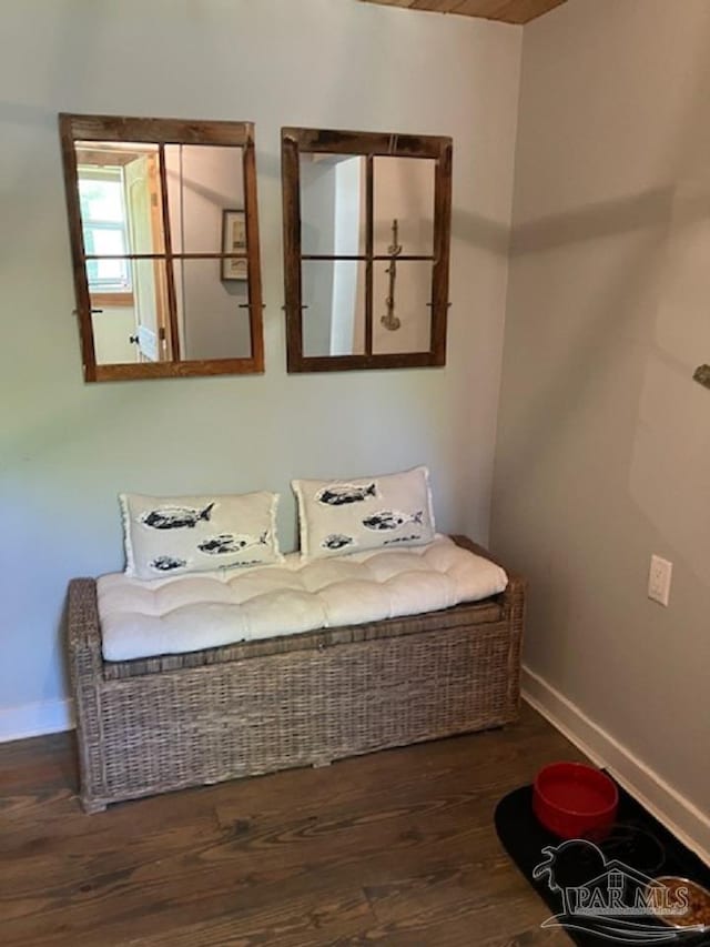 4316 Floridatown Rd, Pace, FL 32571 - bedroom with baseboards and wood finished floors