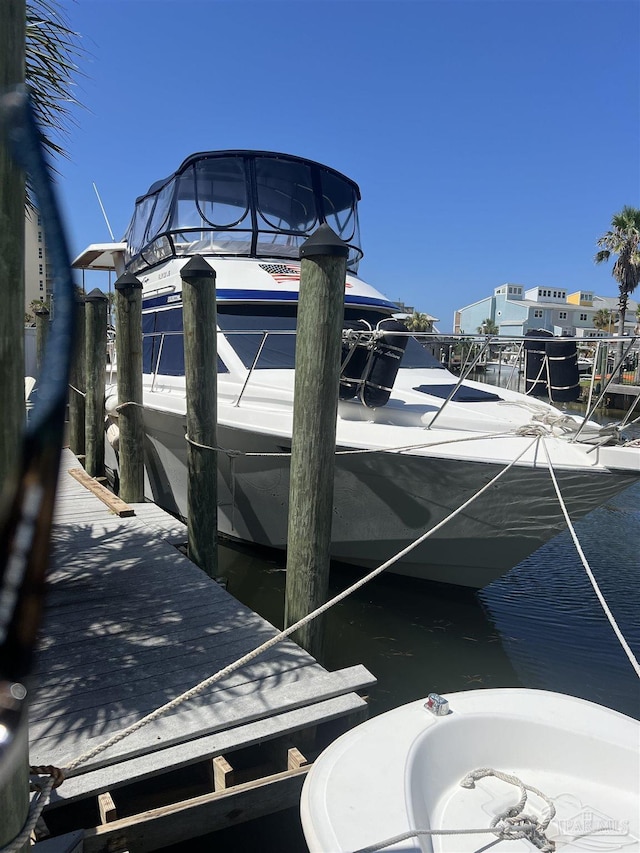 view of dock