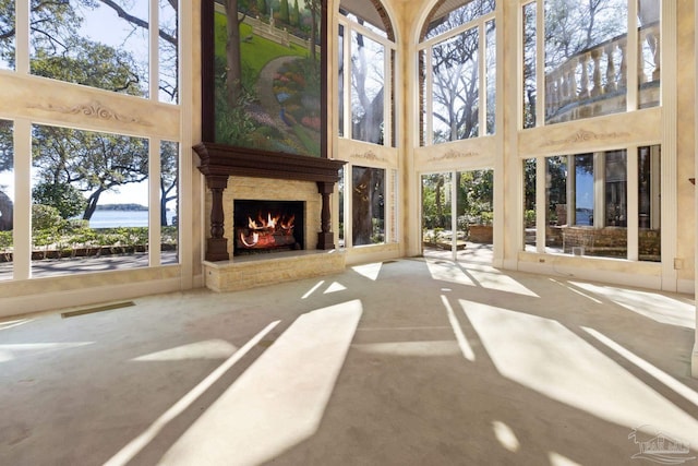 721 W Miracle Strip Pkwy, Mary Esther, FL 32569 - unfurnished sunroom with visible vents