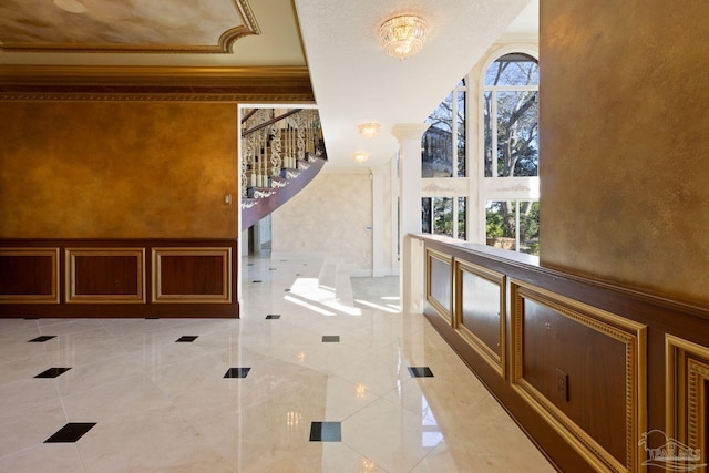 721 W Miracle Strip Pkwy, Mary Esther, FL 32569 - interior space with crown molding and ornate columns