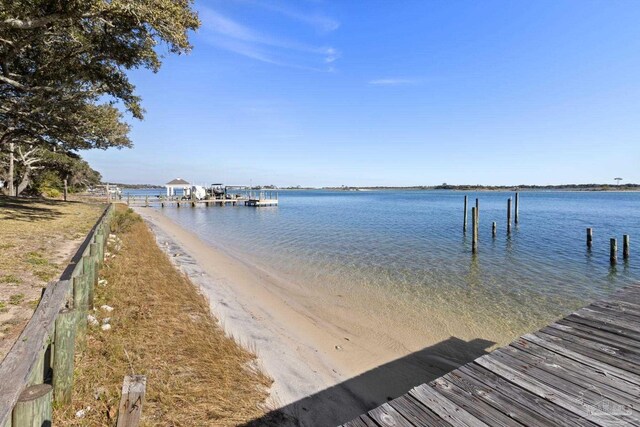 721 W Miracle Strip Pkwy, Mary Esther, FL 32569 - dock area featuring a water view