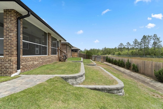5619 Burr St, Milton, FL 32570 - view of yard featuring a fenced backyard