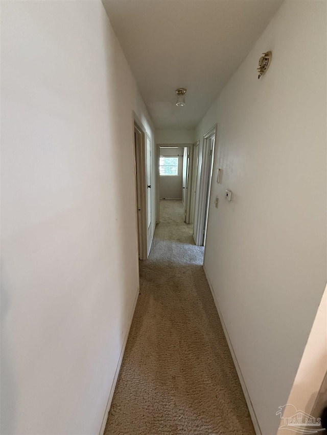 5402 Douglas St, Milton, FL 32570 - hall featuring light colored carpet and baseboards