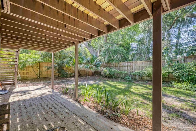 4831 E Olive Rd Unit 2A, Pensacola, FL 32514 - view of yard with a patio area