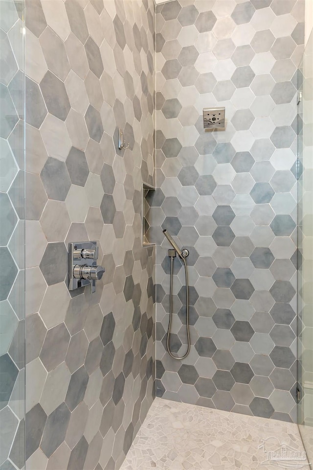 details featuring tiled shower