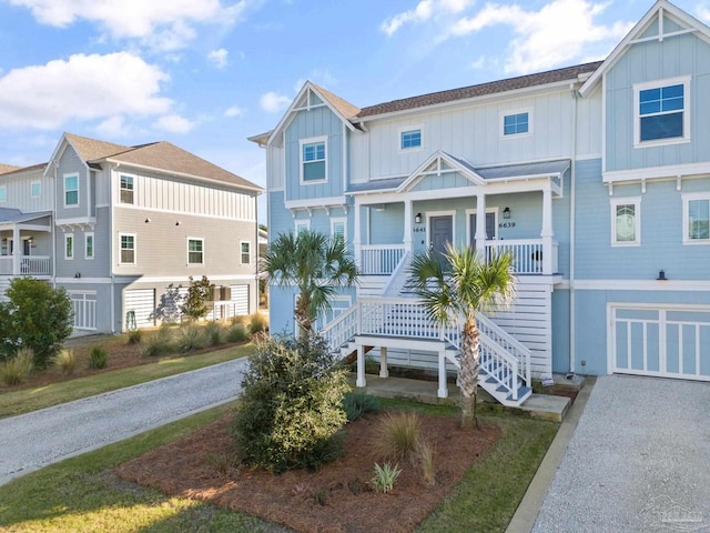 multi unit property featuring a porch